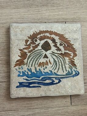 Brecht Studios Sand-carved Otter Coaster